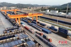 福建首次开行西北地区白货班列